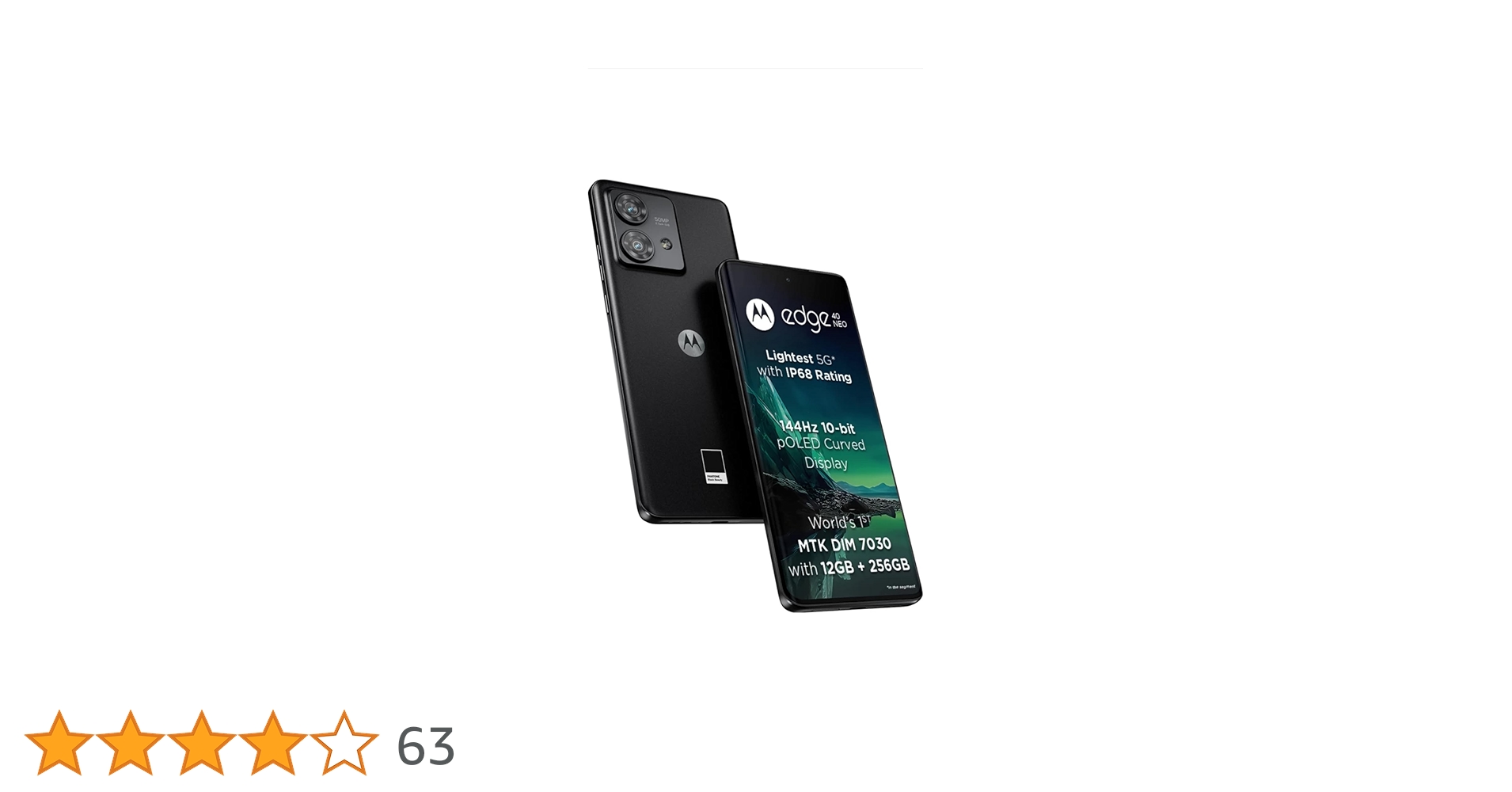 Motorola Edge 40 Neo (Black Beauty, 256 GB) (12 GB RAM